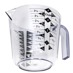 Chef Craft 4 cups Plastic Clear Measuring Cup