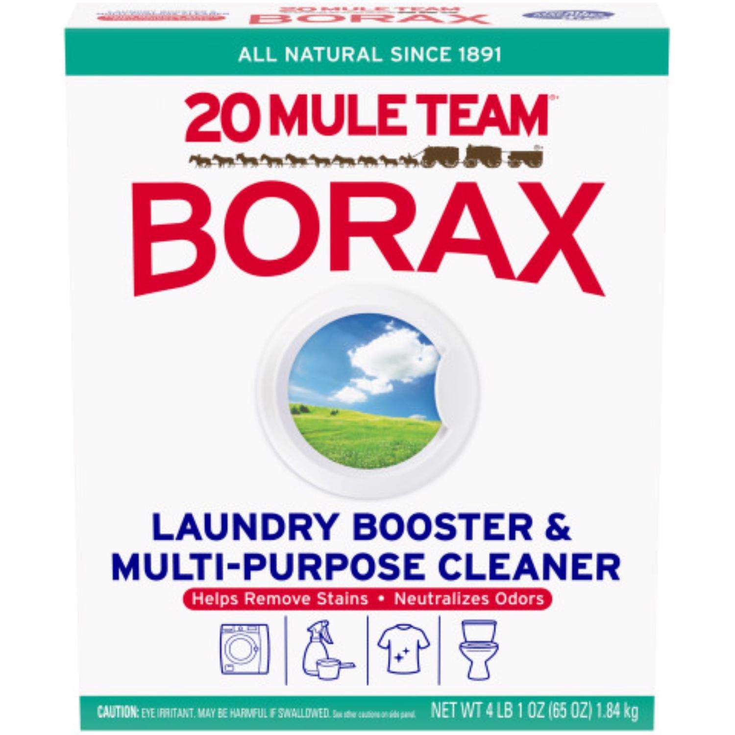 20 Mule Team Borax N/A No Scent Detergent Booster and Household Cleaner
