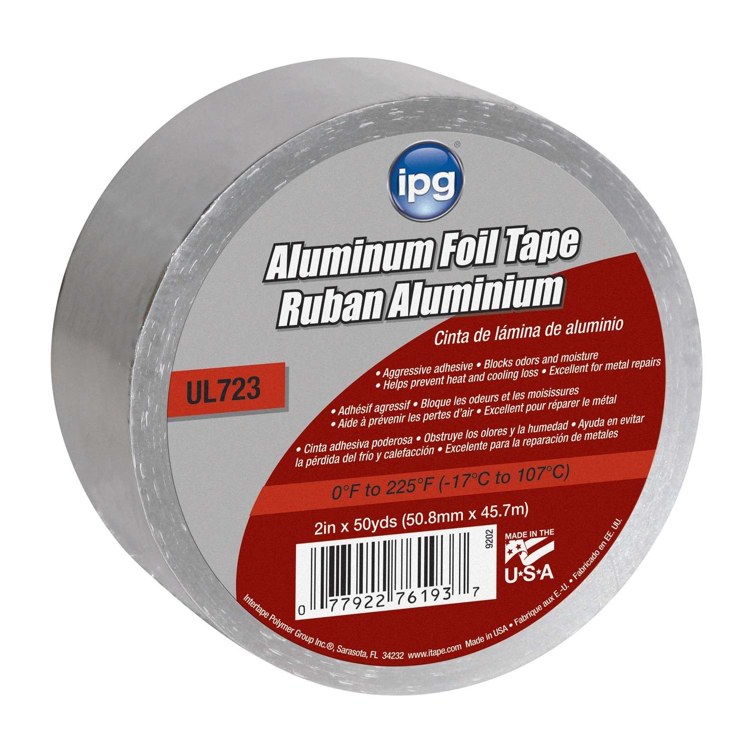 Ipg 2 In W X 50 Yd L Silver Foil Tape Ace Hardware