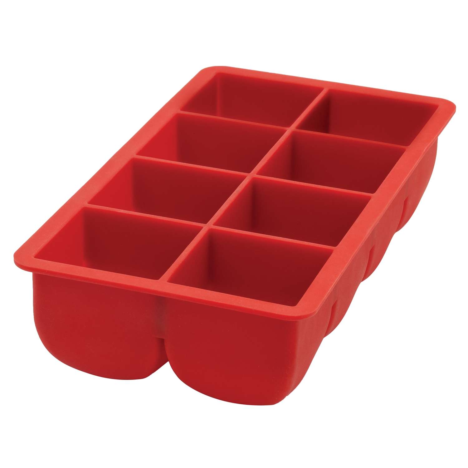 HIC 4.5 in. W X 8.5 in. L Red Silicone Ice Cube Tray Ace Hardware
