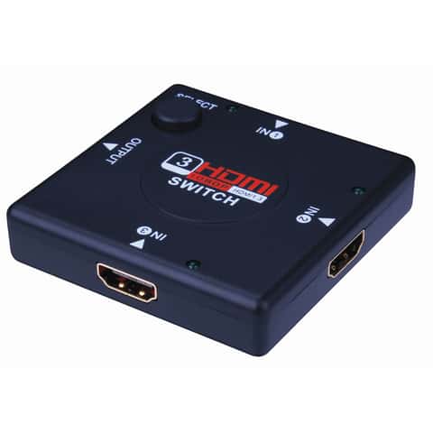 2 Monster JHIU0019 Just Hook It Up HDMI Switch, 3 Way **NEW**