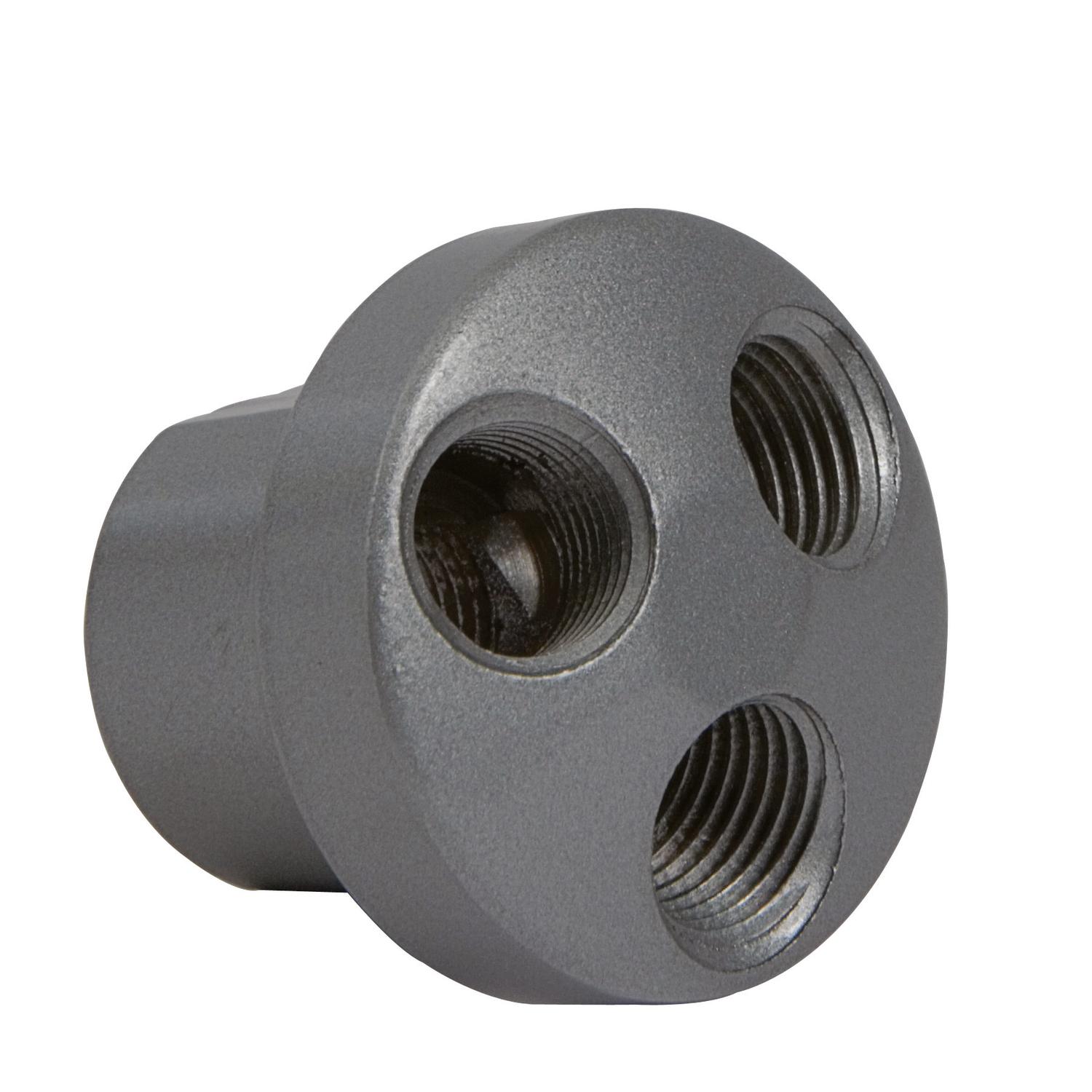 Bostitch Steel 3-Way Manifold 3/8 and 1/4 in. 1 pc