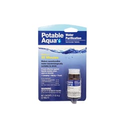 Potable Aqua Drinking Water Tablets 0.21 oz 50 pc