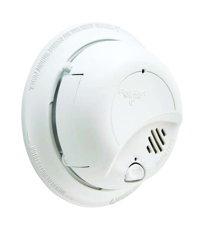 First Alert Hard Wired W Battery Back Up Ionization Smoke Fire Detector Ace Hardware