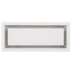 Aria Vent 10-9/16 in. H X 4-1/2 in. W Satin White ABS Plastic Wall/Ceiling Vent Cover