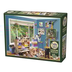 Cobble Hill Studio Pups Jigsaw Puzzle Multicolored 1000 pc