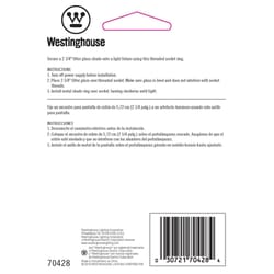 Westinghouse Metal Medium Base Lampholder Kit 1 pk