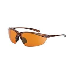 Crossfire Sniper Safety Glasses Copper Lens Brown Frame 1 pc