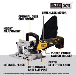 DeWalt 20V MAX XR Cordless Biscuit Joiner Tool Only