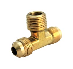 JMF Company 1/2 in. Flare X 1/2 in. D Flare Brass Reducing Tee