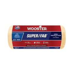 Wooster Super/Fab Knit 7 in. W X 1/2 in. Regular Paint Roller Cover 1 pk
