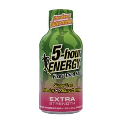 5-hour Energy Extra Strength Sugar Free Strawberry Watermelon Energy Shot 1.93 oz