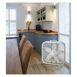 Lasko 21-3/4 in. H X 20 in. D 3 speed Box Fan