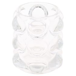 Karma Clear Lucia Hobnail Votive Candles