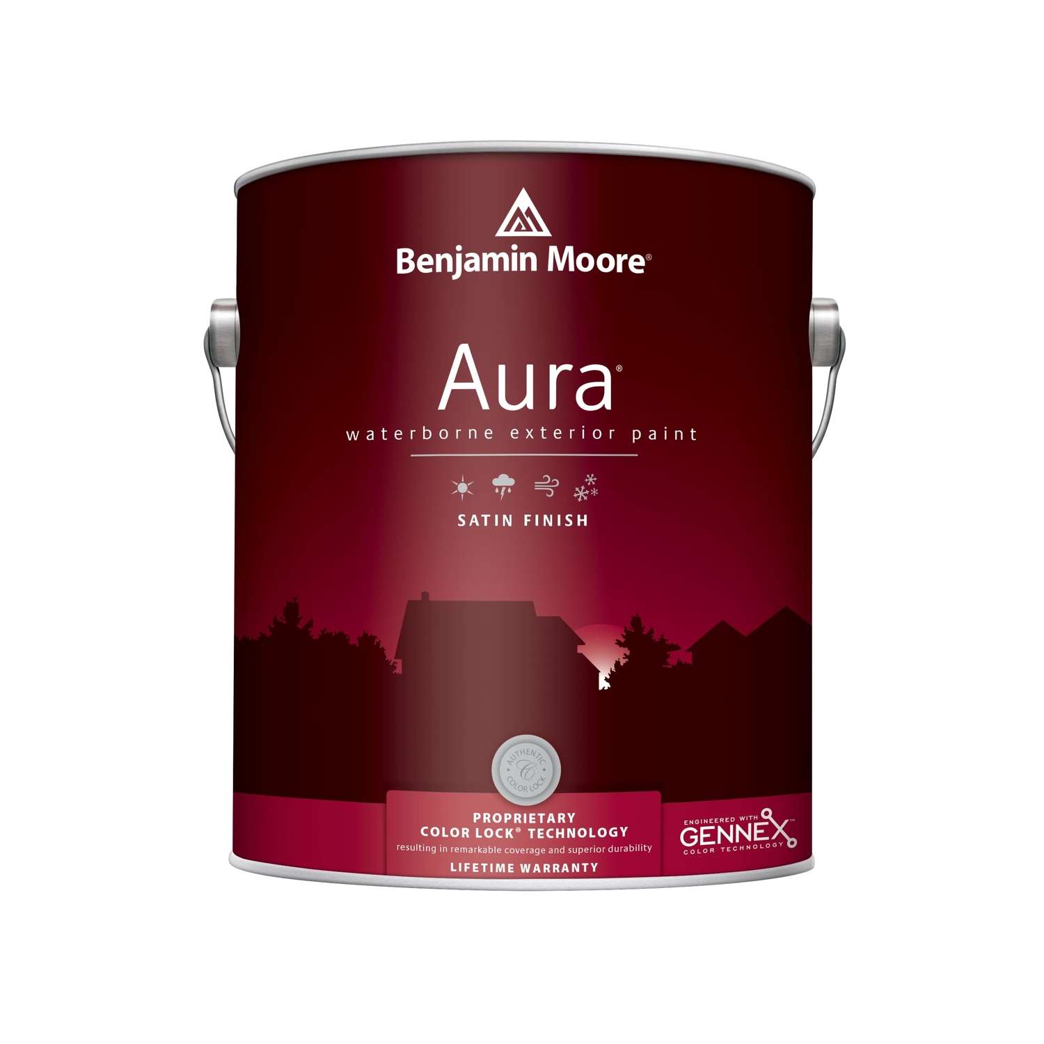 Benjamin Moore Aura Satin Base 1 Paint Exterior 1 gal. Ace Hardware