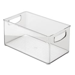 iDesign Clear Storage Bin 5 in. H X 6 in. W X 10 in. D Stackable