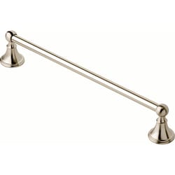 Delta Crestfield Satin Nickel Towel Bar 18 in. L Die Cast Zinc