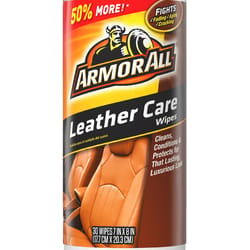 Armor All 2pk 30ct Cleaning/leather Wipes Automotive Interior