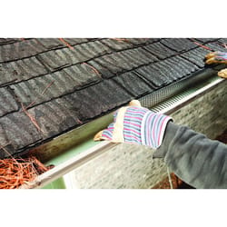 Frost King 6 in. W X 20 ft. L Black Plastic Gutter Guard