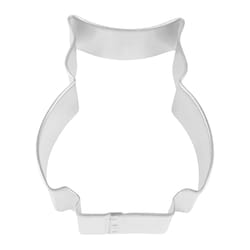 R&M International Corp International Corp 4 in. L Owl Cookie Cutter Silver 1 pc