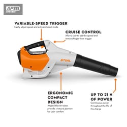 STIHL 	BGA 160 210 mph 550 CFM Battery Handheld Blower Kit (Battery & Charger)