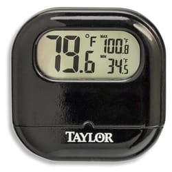 Taylor Digital Thermometer Plastic Black 2.5 in.