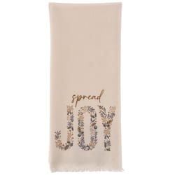 Karma Gifts Multicolored Cotton Spread Joy Tea Towel 1 pk