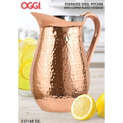 OGGI 68 oz Copper Pitcher Stainless Steel