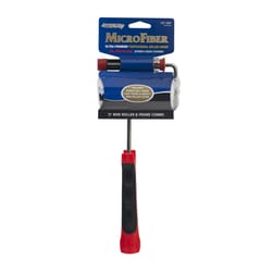 ArroWorthy 4 in. W Jumbo Mini Paint Roller Frame and Cover Threaded End