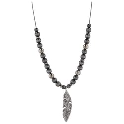 Montana Silversmiths Women's Midnight Flight Beaded Gray Necklace