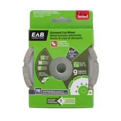 Exchange-A-Blade 4-1/2 in. D X 7/8 in. Segmented Single Row Cup Grinding Wheel