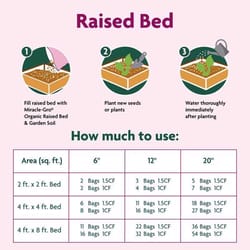 Miracle-Gro Organic Organic All Purpose Raised Bed Soil 1.5 cu ft