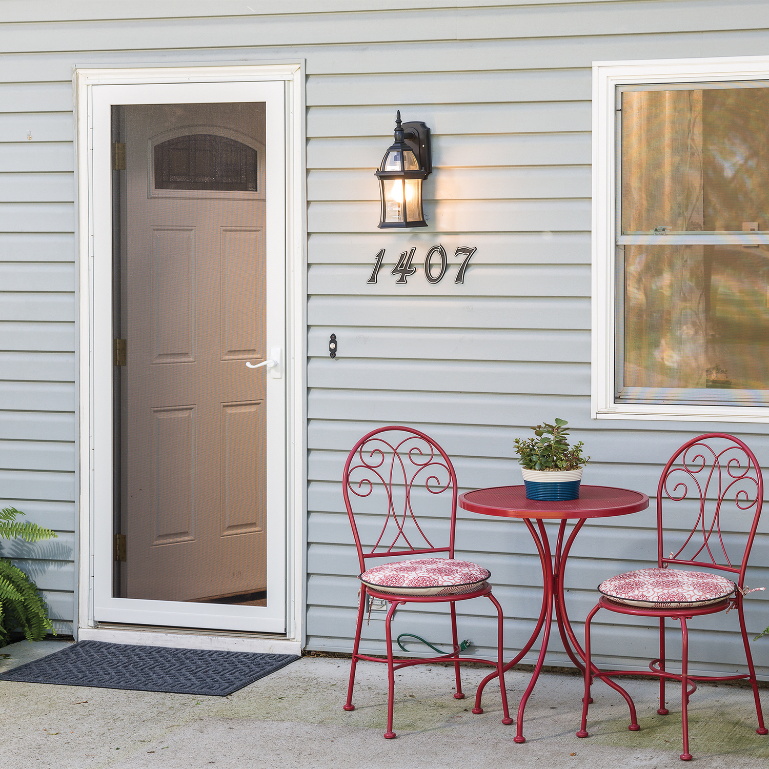 LARSON 81 in. H x 36 in. W White Aluminum Screen Door Ace Hardware