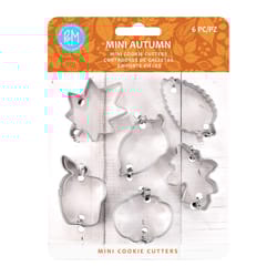 R&M International Silver Steel Cookie Cutter Set