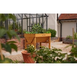 VegTrug VegTrug Classic 31.5 in. H X 40.7 in. W X 30 in. D Wood VegTrug Classic Planter Natural