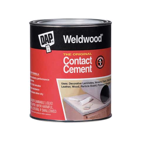 DAP Weldwood High Strength Rubber Contact Cement 1 pt - Ace Hardware