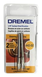 Dremel 1/8 in. X 1.75 in. L Carbon Steel Brush 2 pk