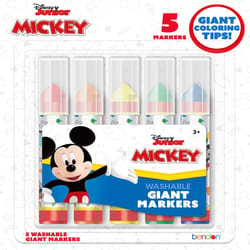 Bendon Disney Junior Assorted Bullet Tip Markers 5 pk