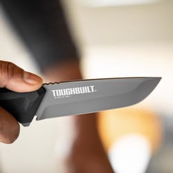 ToughBuilt 10.16 in. Fixed Blade Tradesman Pocket Knife Black/Orange/Silver 1 pc