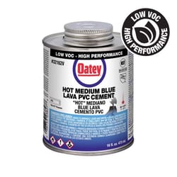 Oatey Blue Cement For PVC 16 oz