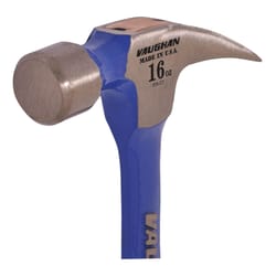 Vaughan Steel Eagle 16 oz Smooth Face Rip Claw Hammer 13 in. Steel Handle