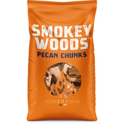 Smokey Woods All Natural Pecan Wood Smoking Chunks 350 cu in