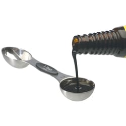 Progressive Prepworks Multisize Stainless Steel Black/Silver Measuring Spoon