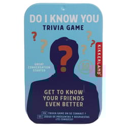 Kikkerland Do I Know You Trivia Game Multicolored