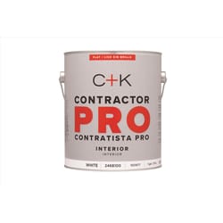 C+K Contractor Pro Flat White Paint Interior 1 gal