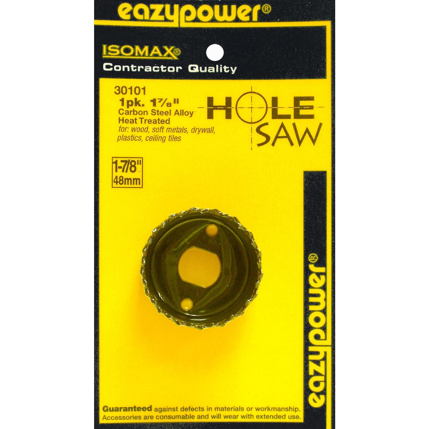 Eazypower ISOMAX 1-7/8 in. Carbon Steel 1 in. L Hole Saw Mfr