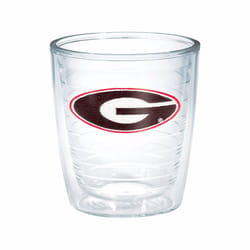 Tervis Collegiate 16 oz Georgia Bulldogs Clear BPA Free Tumbler