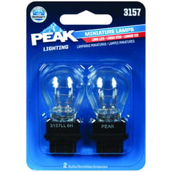 Peak Incandescent Parking/Stop/Tail/Turn Miniature Automotive Bulb 3157