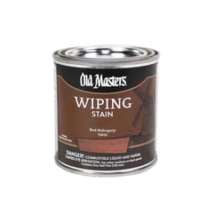 Old Masters Semi-Transparent Red Mahogany Oil-Based Wiping Stain 0.5 pt