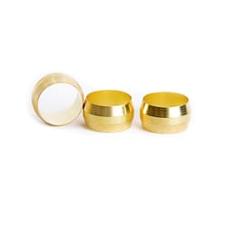 ATC 1/2 in. Compression X 1/2 in. D Compression Brass Sleeve